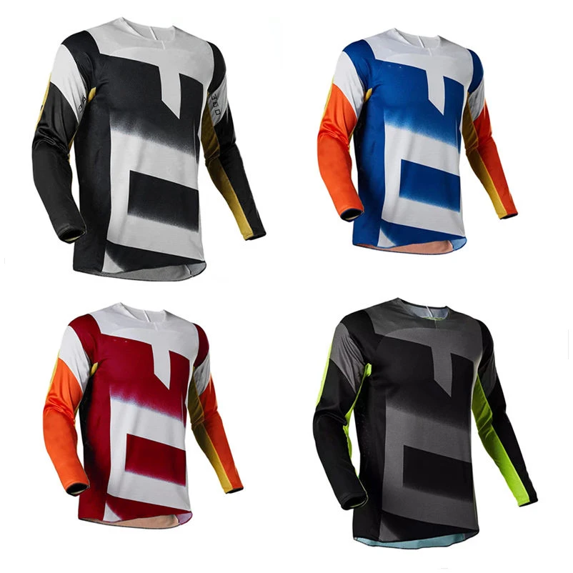 New Enduro Team Motocross Tirt Motocykel bunda na terénne tričko Ride MTB Bicycle Bicycle Dlhý rukáv Moto Jersey Maillot Ciclismo