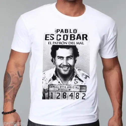 New Gangster, Pablo Escobar T tričko, burina, mafia, Scareface, Luciano, Capon Men Tričko Tričká 100% TEE Tops