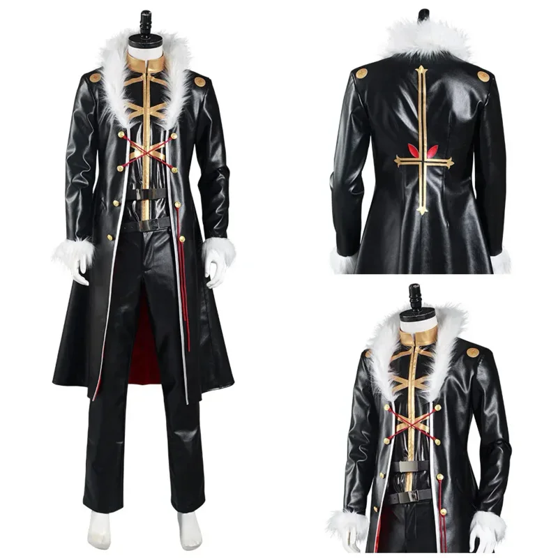 New Hunter X Hunter Cosplay Chrollo Lucilfer Kulolo Lushilufelu Pants Vest Coty Suit Suit Halloween Kostým vysokokvalitný nový nový