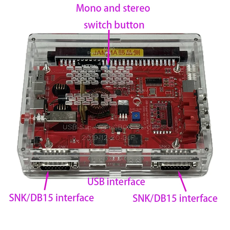 New Jamma to USB Joypad a SNK DB15 Gamepad Super CBOX V3.0 Prevodník s MD2 RGBS pre každú základnú dosku PCB Jamma Arcade Game PCB SNK