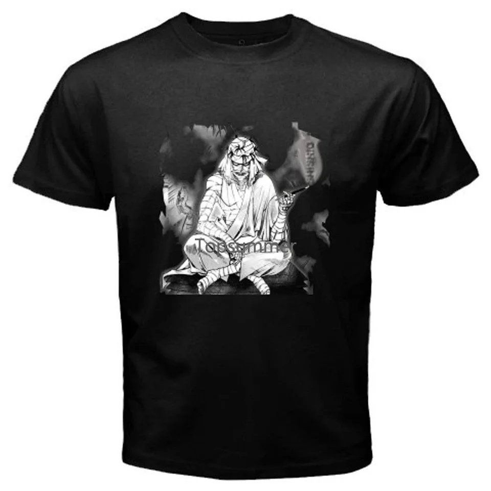 New Makoto Shishio Rurouni Kenshin Samurai X Men's Black Tričko s veľkosťou s 3xl