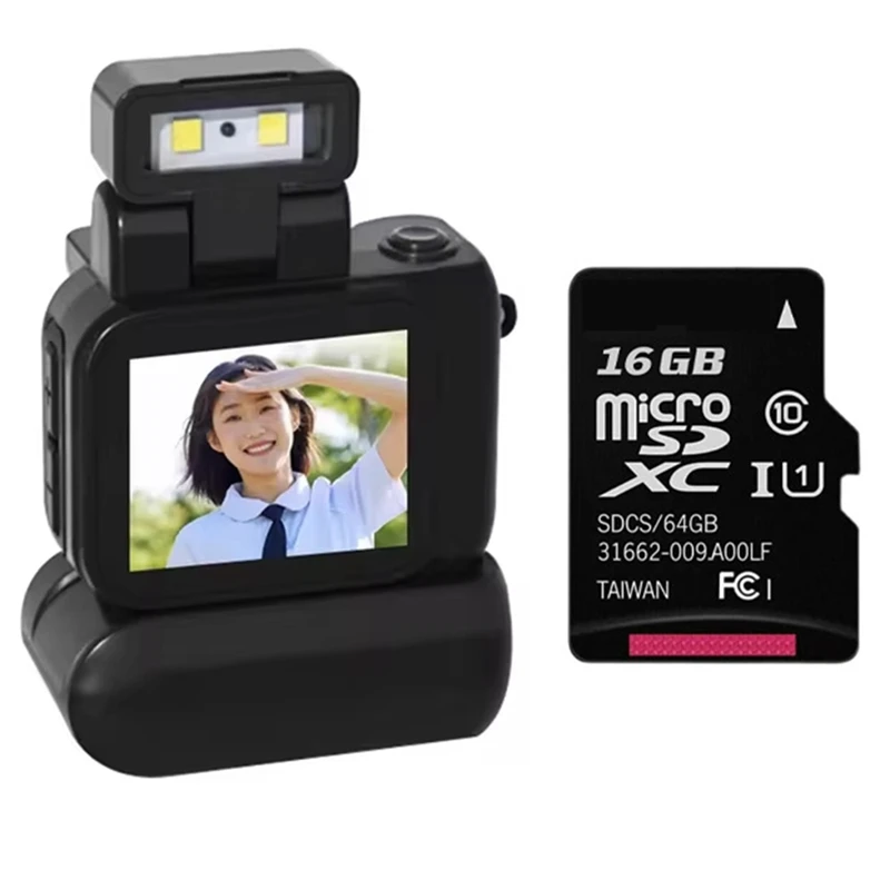 New Monoreflexes Mini Camera CMOS s flash lampou a batériou prenosný video rekordér DV 1080p