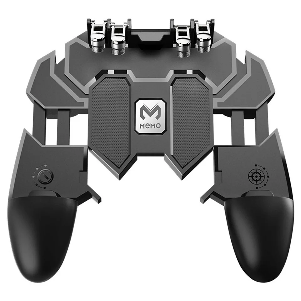 New PUBG Mobile Joystick Controller Button GamePad pre PubG iOS Android Six 6 Finger Gamepad Free Fire PubG Ovládač