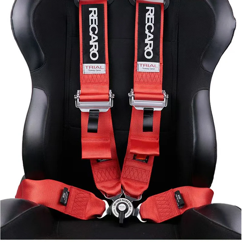 New Re Caro Bezpečnostný pás Harnes Universal Racing Beat Rast Držiteľ 3inch 4point CAR modifikovaný ochranca bezpečnostných pásov rýchle uvoľnenie remienok