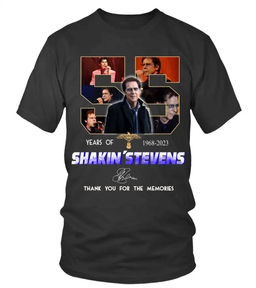 New Shakin 'Stevens 55 rokov v rokoch 1968-2023, najlepšie košeľa vintage trendy S-5XL