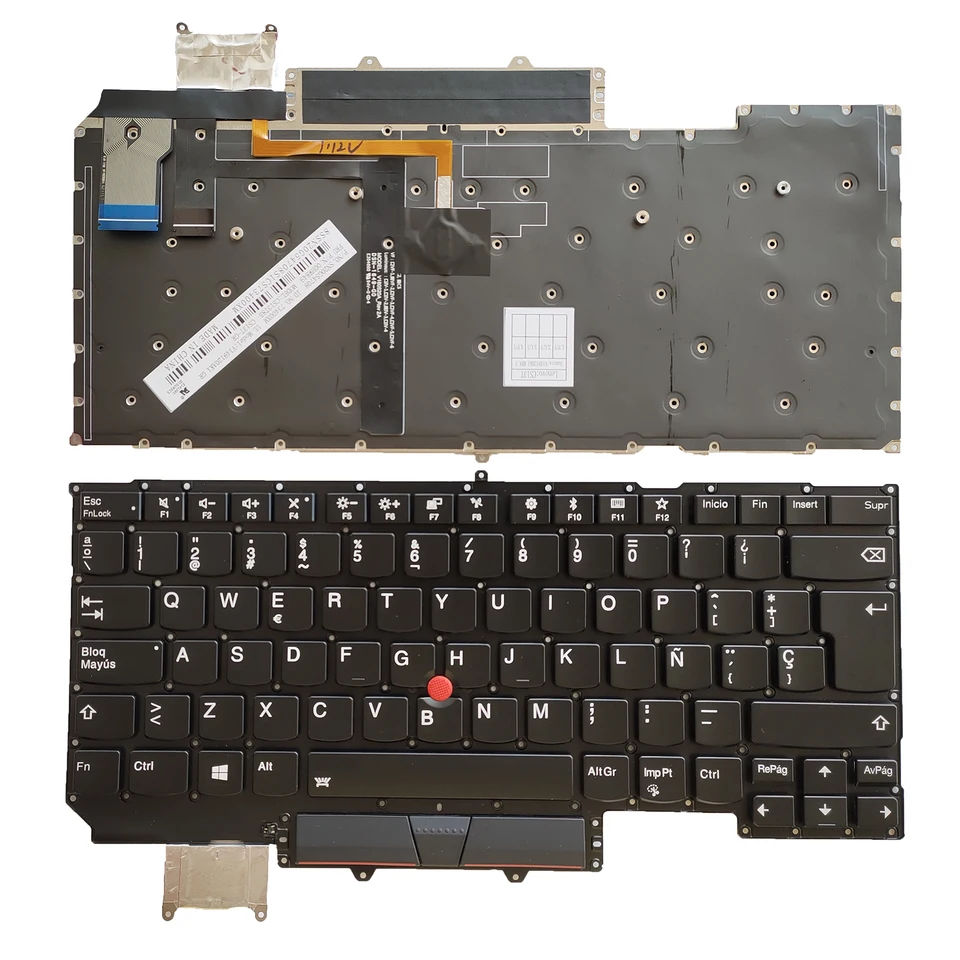 New SP Lenovo ThinkPad X1 Carbon 5. 6. Gen 2017 2018 20HR 20HQ Španielska klávesnica