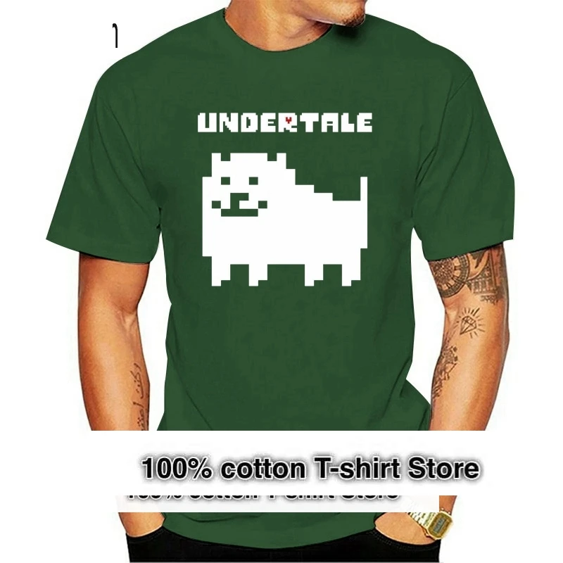 New Undertale Toby Dog Fox / Wo USA Veľkosť Tričko SML XL XXL XXXL ZM1TOPS Veľkoobchod TEE Vlastné environtálne tlačené tričko lacné