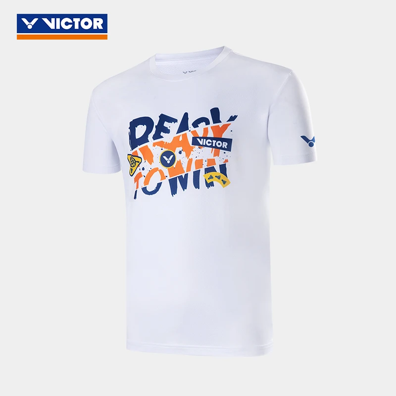 New Victor Sports Tričko Pánske bedmintonové neformálne tričká Top okrúhly krk Dámsky krátky rukáv