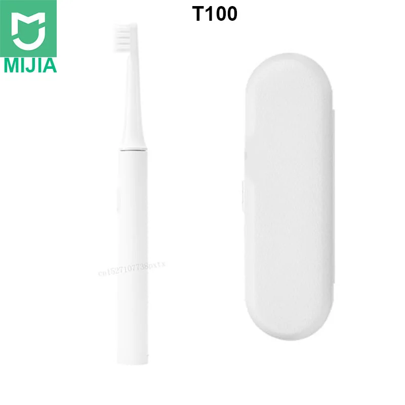 New Xiaomi Mijia T100 MI inteligentná elektrická zubná kefka 46g 2 rýchlosť zvukovú zubnú kefku biela kefka