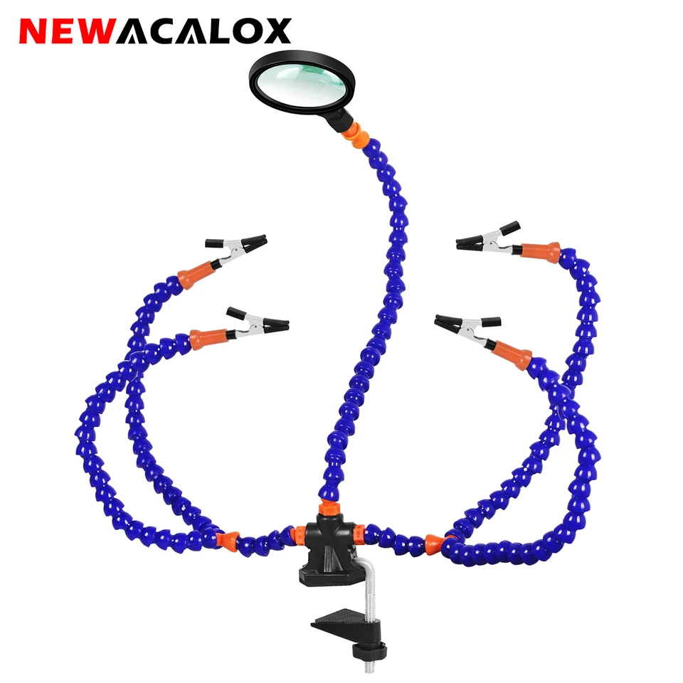 NEWACALOX spájkovanie Tretia pomocná ruka 3x šil