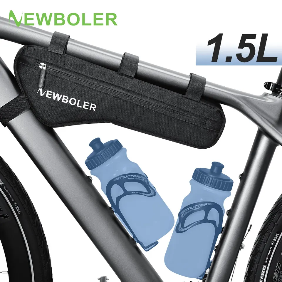 Newboler Bicycle Triangle Bag Bag Bicykel Rám na prednú trubicu vrecko na bicykli vrecko na bicykli