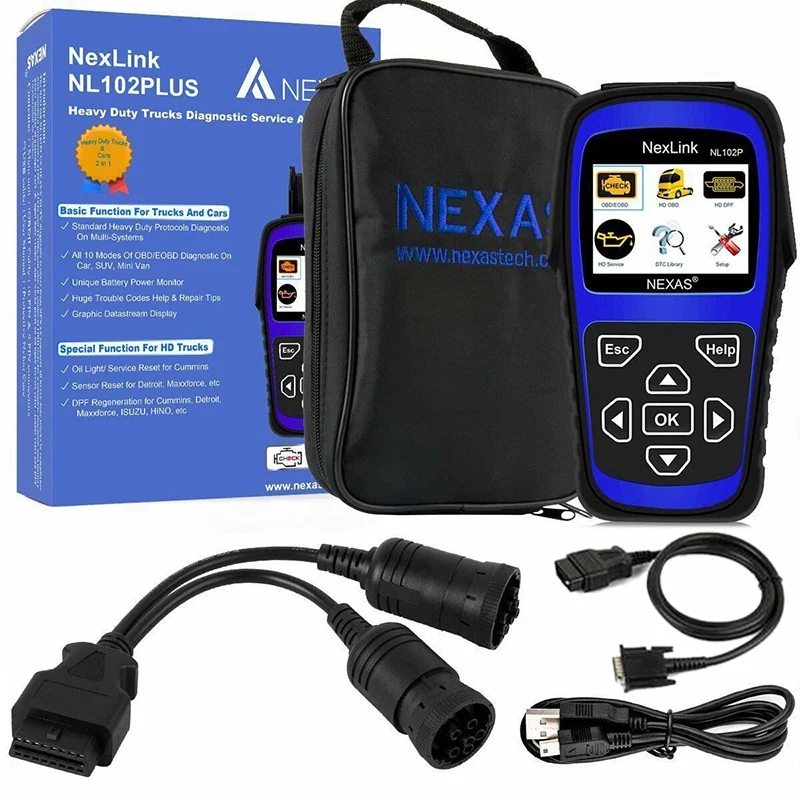 Nexas NL102P Diagnostický skener pre nákladné vozidlo Diagnostic