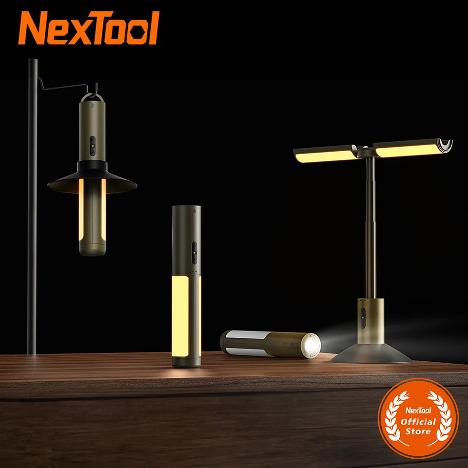Nexool Camping Light Svietidlo Silné svetlo Multifunkčné svetlo vonkajšie domáce nabíjateľnú nočnú lampu stolovú lampu