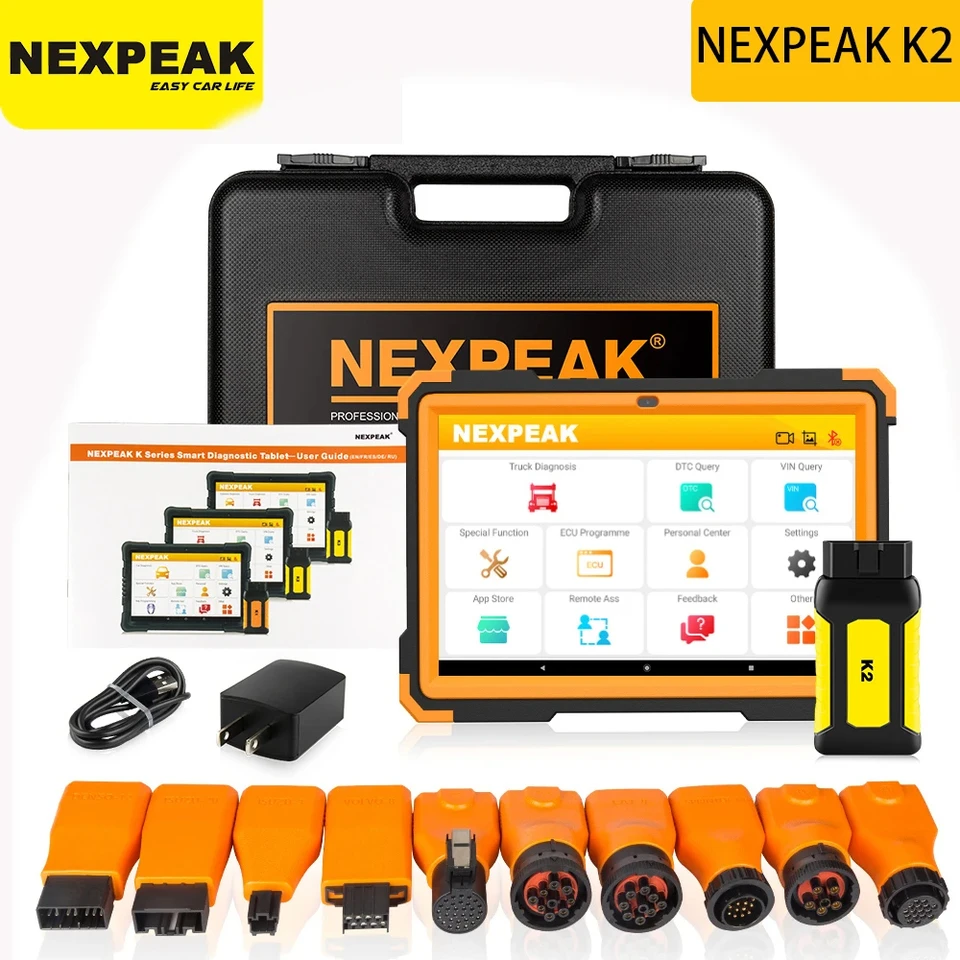 Nexpeak K2 Diagnostický skener nástroj OBD2 VCI Full System Diagnostické zariadenie pre kalibráciu klastru DPF Tractor DPF