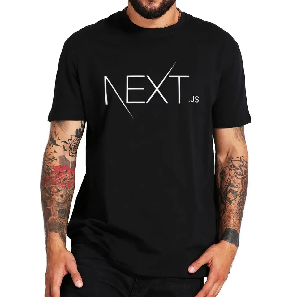 Next.jS T košeľa JavaScript Coding Vývojári programátor Geek Darček Trič