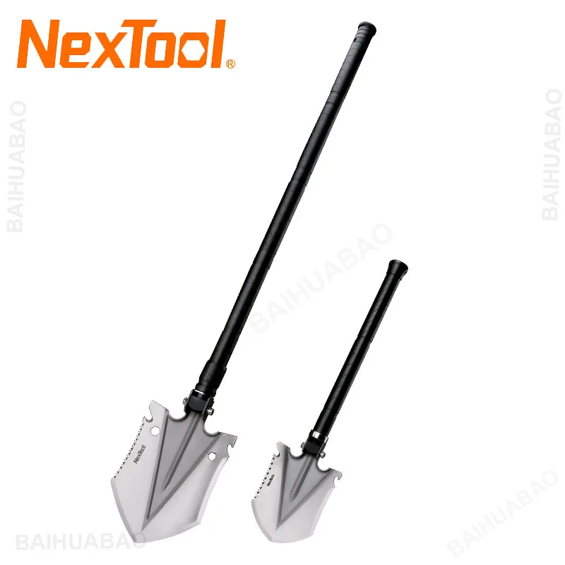 Nextool Outdoor Multifunctional Lapel 14 in 1 Multitool Camping Skladacie lopaty lopata Hoe Ax Hammer Drevená píla nôž na prežitie noža