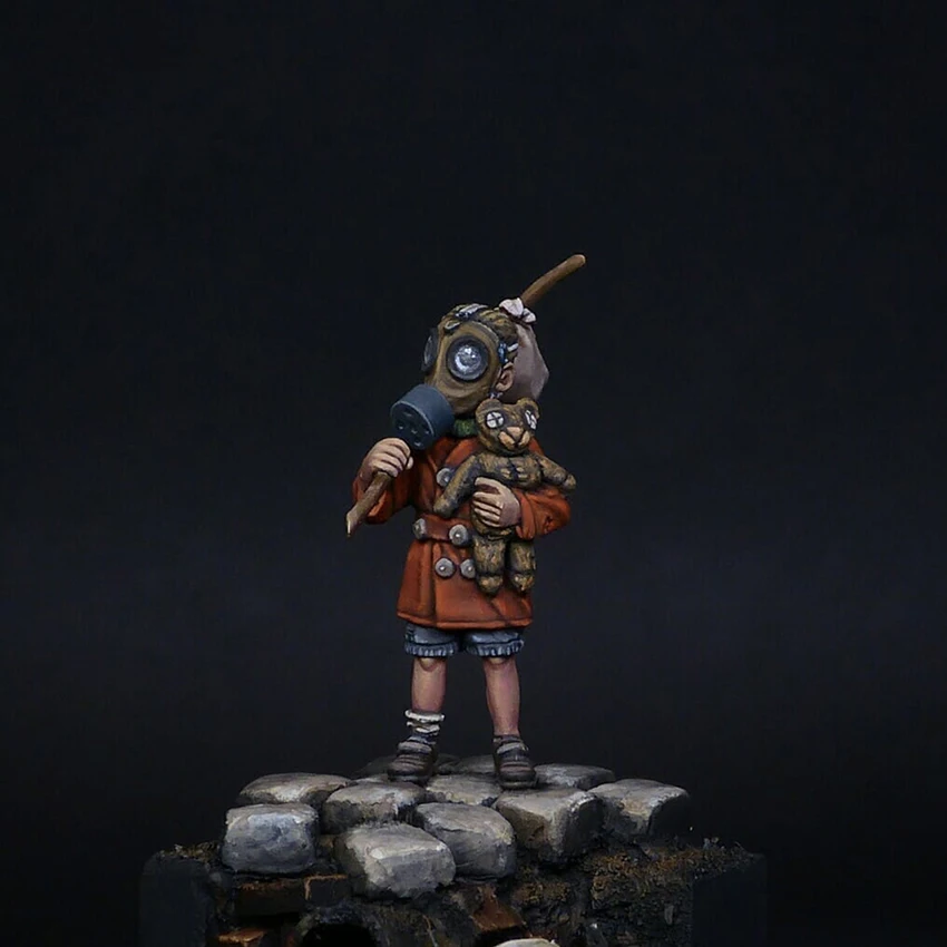 Nezasiahnutý 1/35 moderného vojaka so stojanom na masku (bez základne) Živita Obrázok Miniatúrne modelové súpravy