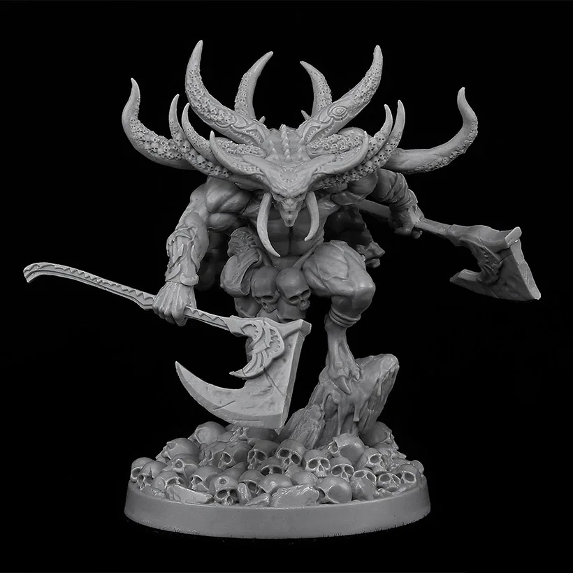 Nezasiahnutý vysoký 63 mm staroveký bojovník stánok s živicou figurín Miniatúrne modely súpravy neobsadené