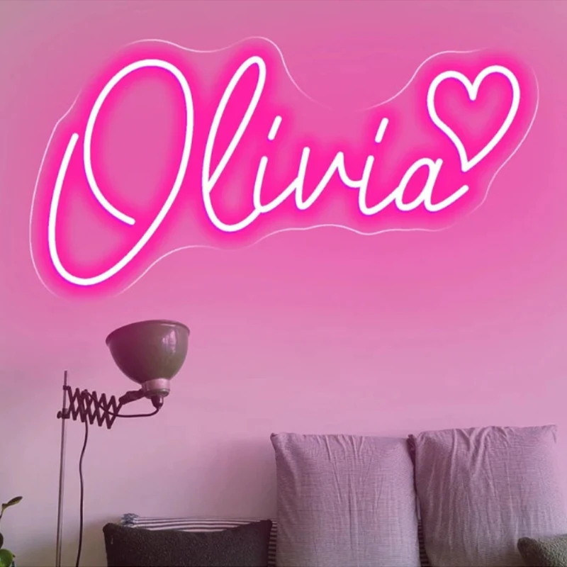 Neón vlastný znak akryl personalizovaný znak LED Sign RGB DECORÁCIA Svetlo pre svadbu narodeninovú párty