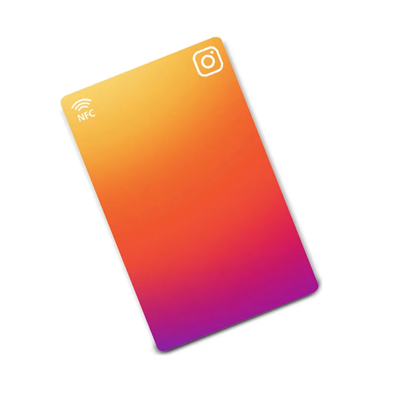 NFC tlačiarenské karty pre QuCIK Odkaz na sociálne médiá Instagram Facebook Facebook recenzie karty Pop -up NFC karta