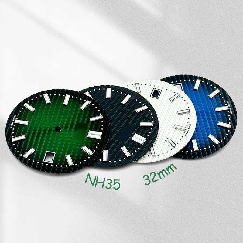 NH35 hodinky vytáčanie 34 mm Sunburst Custom Logo NH35 Dial Japanese Movement Watch Opravy Časti