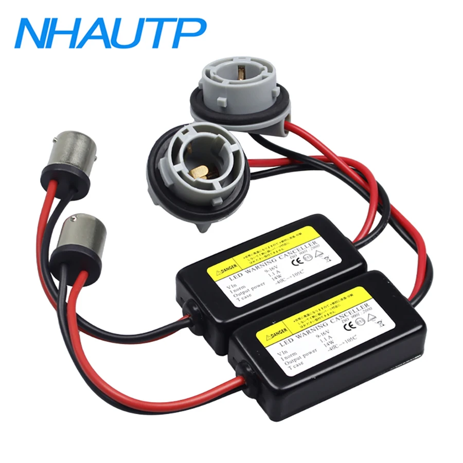 NHAUTP 1 DIENY UPDATER 1156 P21W PY21W LED dekodér BA15S BAU15S CANBUS KABELOVÝ ZOBRAZENIE PROSTREDNÍCTVO PROSTRUKOVANIE NÁHODNÉHO BLICKINGU ŽIADNA Chyba 9-16V