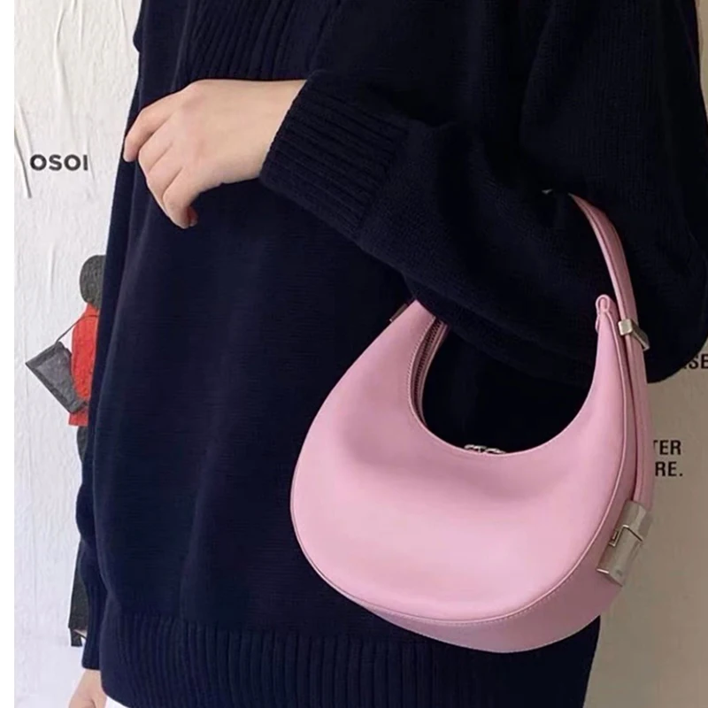 Niche Designer Brand Bolsas Nový vysokokvalitný módny kosáčik Jednoduchá ramenná kabelka pre ženy vak