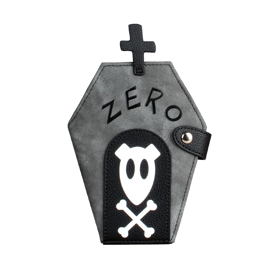 Niche rakva v tvare spojkovej peňaženky, kabelka Bifold Coin, ženský Halloween Darček