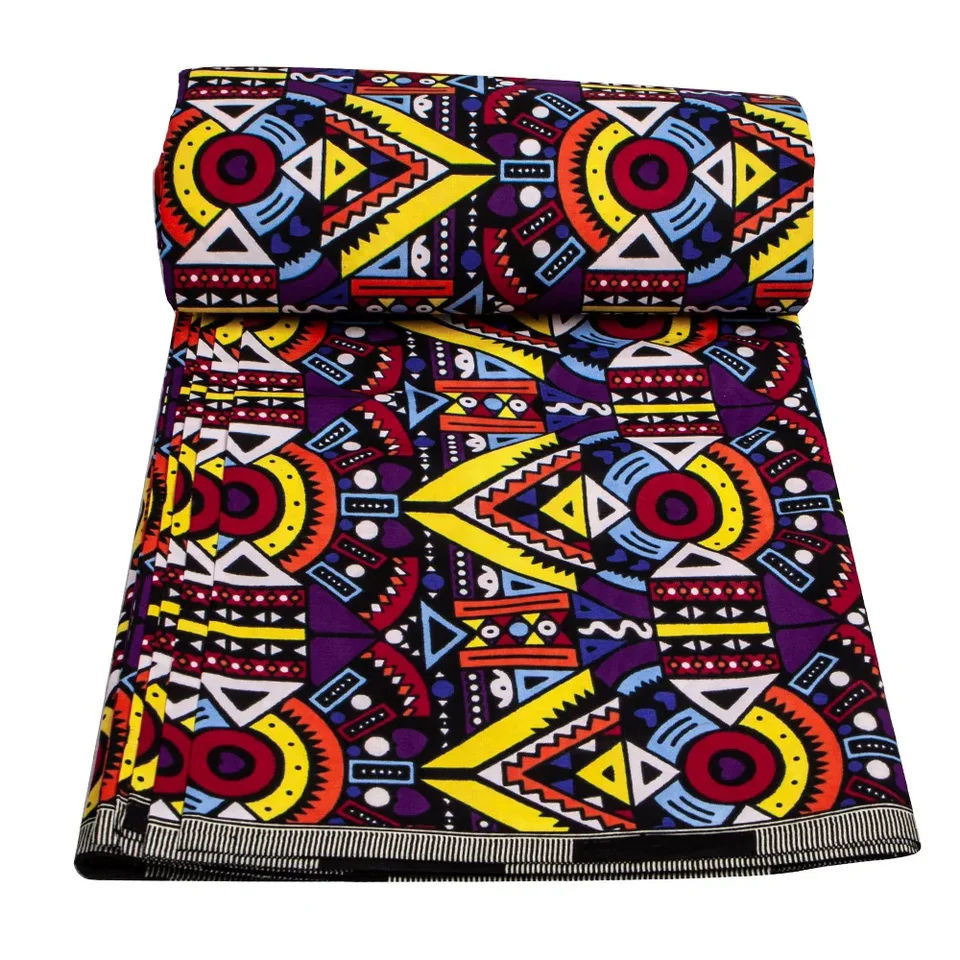 Nigérijský vosk Ankara Nové veľkoobchodné ceny 100% bavlna Soft Sew Tissu Craft African Real Wax pre ženy šaty 2024
