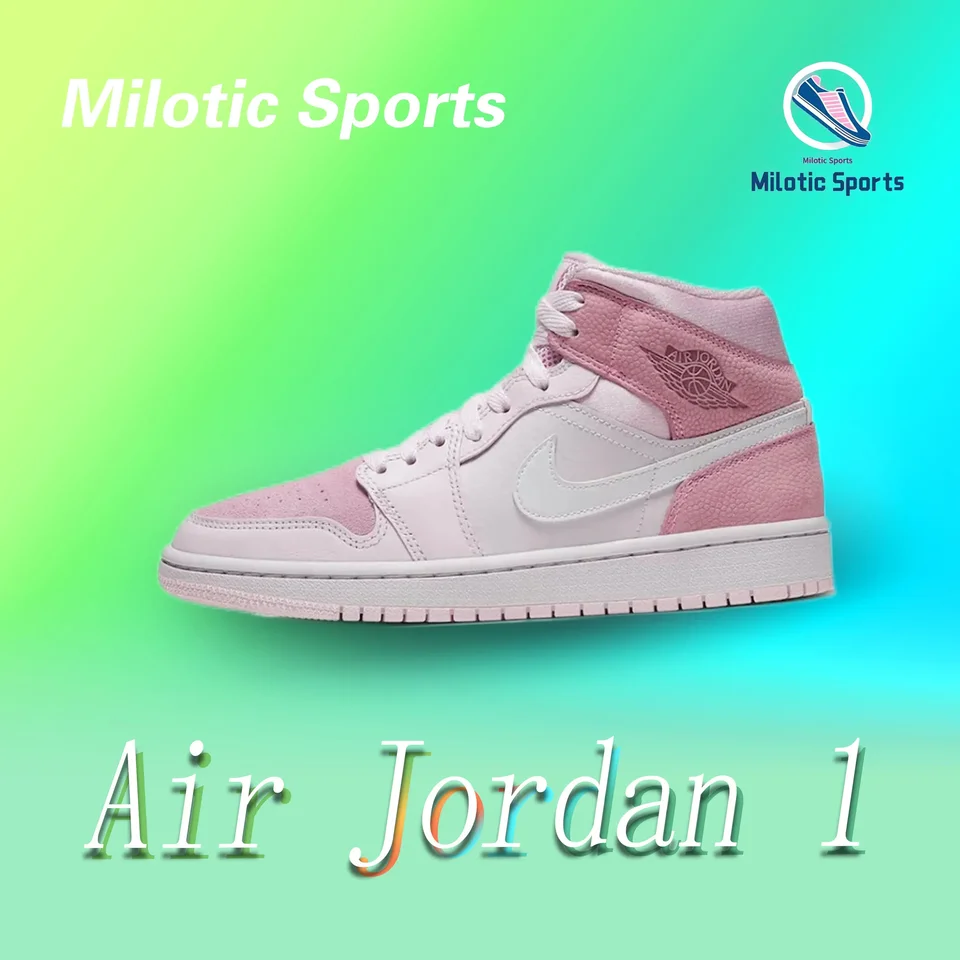 Nike Air Jordan 1 Pánske a dámske modely Pohodlné stovky s trendom strednej dosky