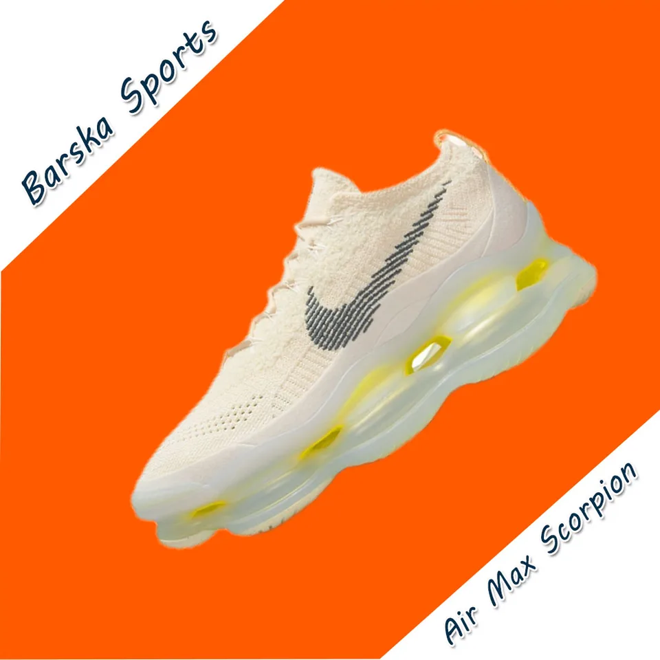 Nike Air Max Scorpion Low Pánske a dámske tenisky Priedušné výška Zvyšovanie bežeckých topánok Pohodlné a nositeľné béžové béžové