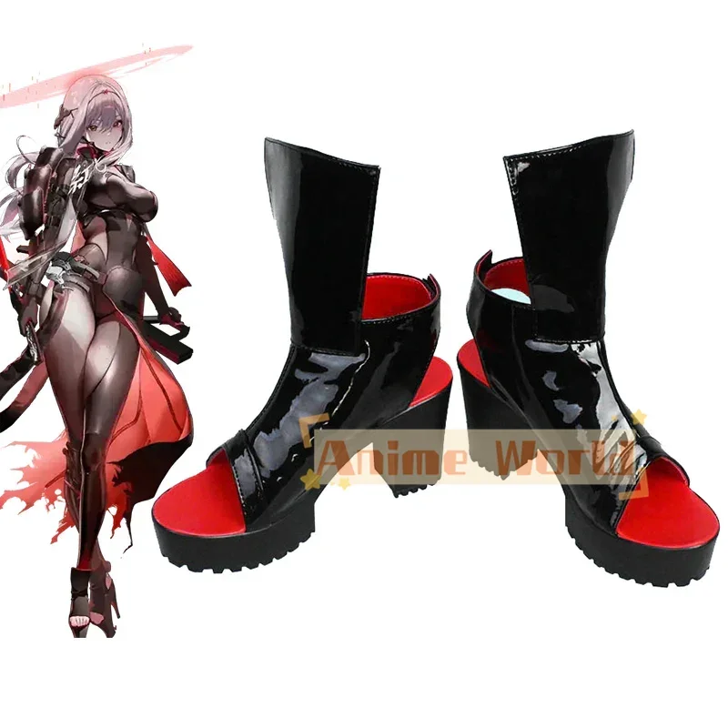 Nikke: bohyňa víťaza Scarlet Cosplay topánky Halloween Karneval Vianoce