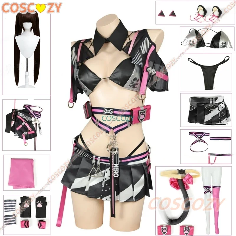 Nikke Goddess of Victory Nero Cosplay kostým Game Sexy Catgirl Role Pla