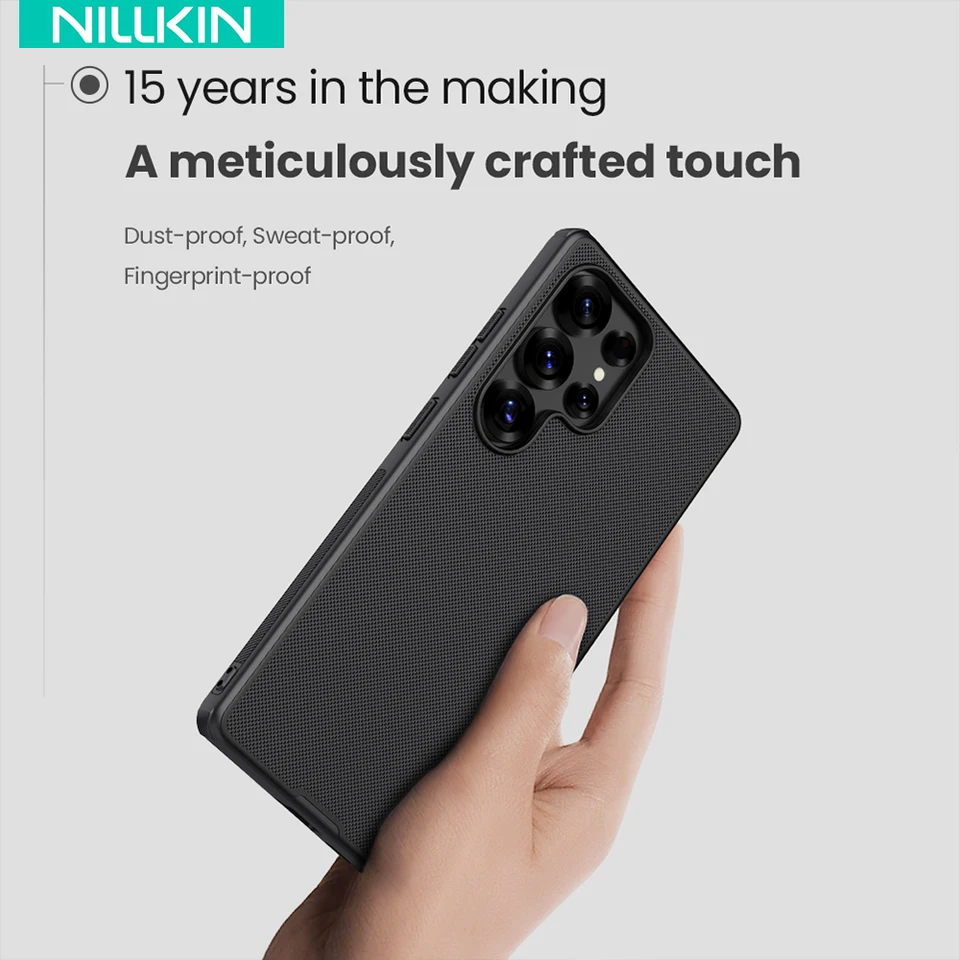 Nillkin Anti-Scratch Fingerprint Proof Puter pre Samsung Galaxy S25 Ultra S25+ PC+ Ochranný kryt materiálu TPU
