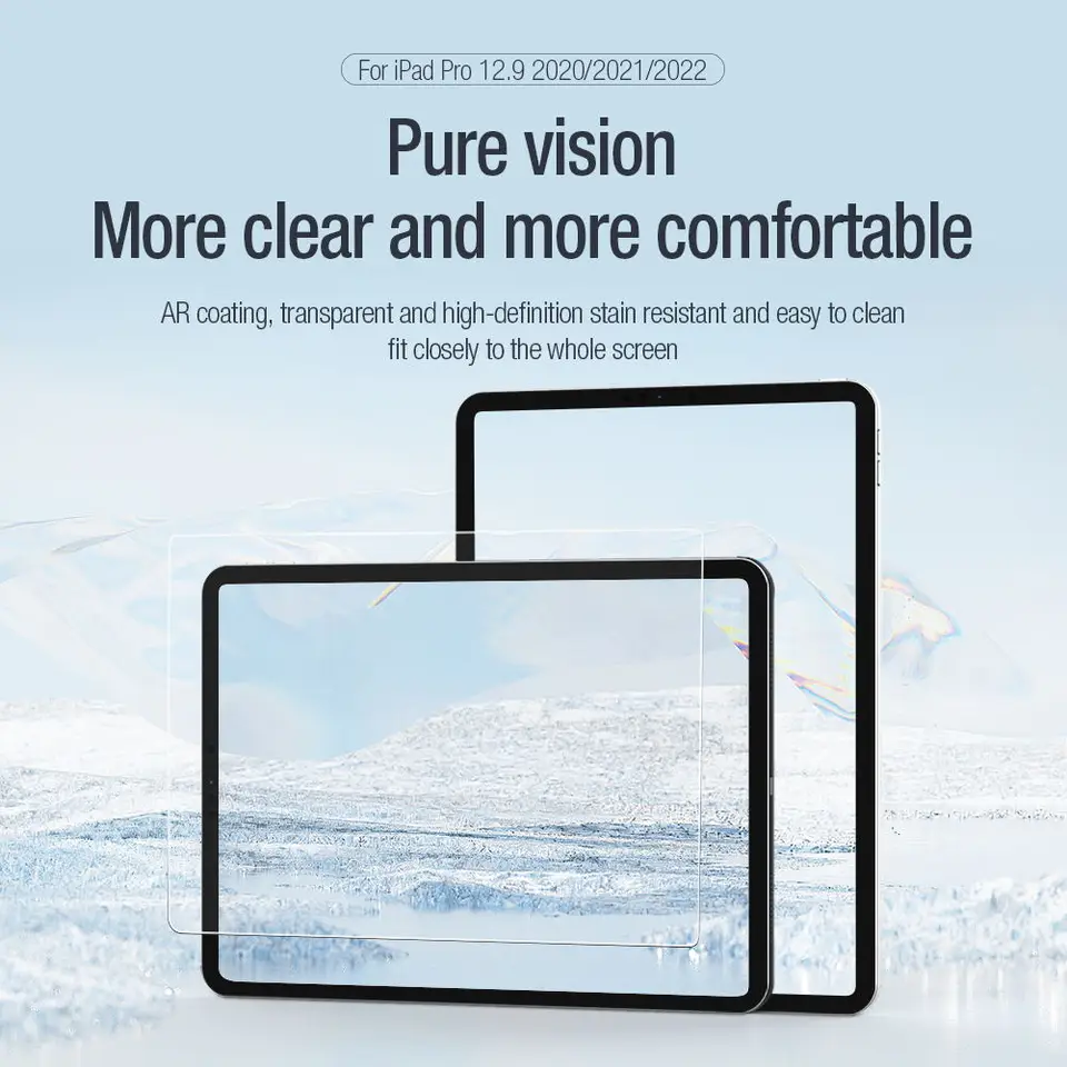 Nillkin pre iPad Pro 12.9 2020/2021/2022, AR iPad HD Filmový náter proti anti-glare proti odtlačkom prstov chráni film