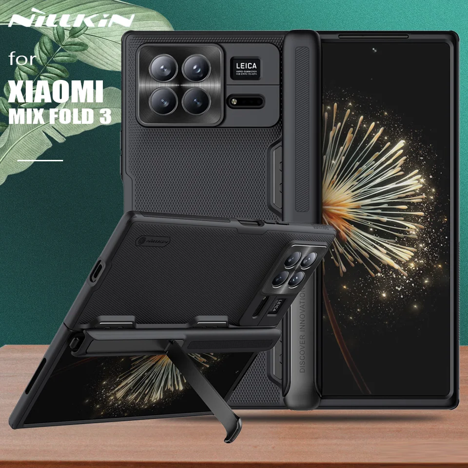 Nillkin pre xiaomi mix zloží 3 puzdro Super matný štít záhybový puzdro so stojanom ultra tenký matný kryt pre xiaomi mix zloží 3 puzdro