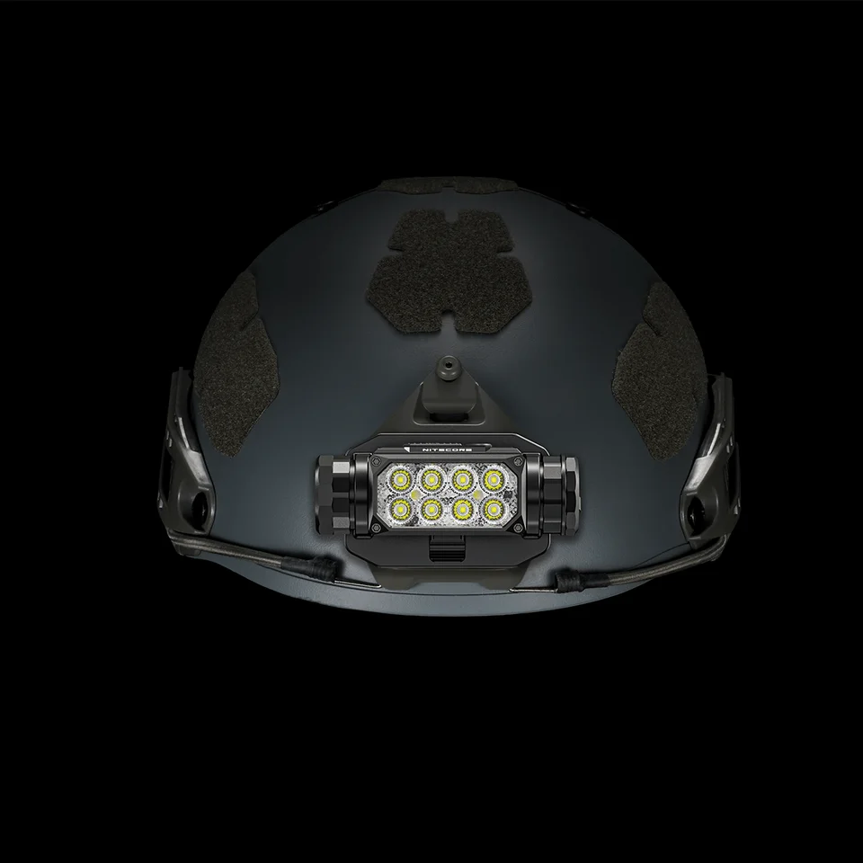NITECORE HC65M UHE NVG NONTABLE 8 X NITELAB UHE LEDS USB-C Nabíjateľný svetlomet s NVG MONT 4000MAH BATTERS
