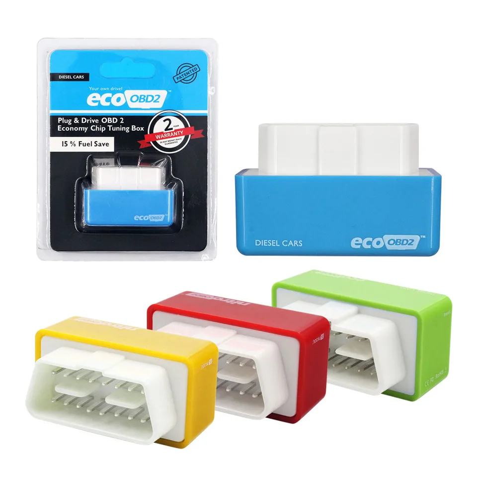 Nitro OBD2 ECOOBD2 15% palivo ušetrite viac elektrického ladenia ECU Tuning Box NitroOBD2 ECO OBD2 pre dieselový benzínový benzínový automobil a vodič
