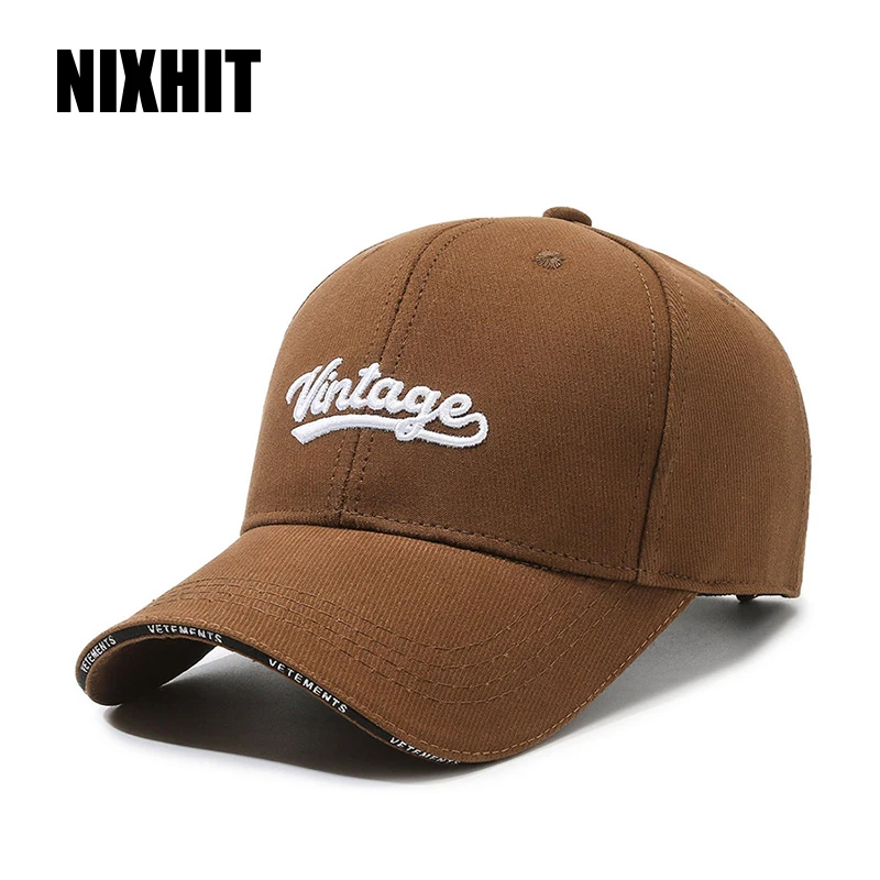 Nixhit jar jesenná výšivka retro priezor pre mužov pre mužov Ženy Baseball Caps Travel Trucker Šport Havárske lezenie otec klobúk A381
