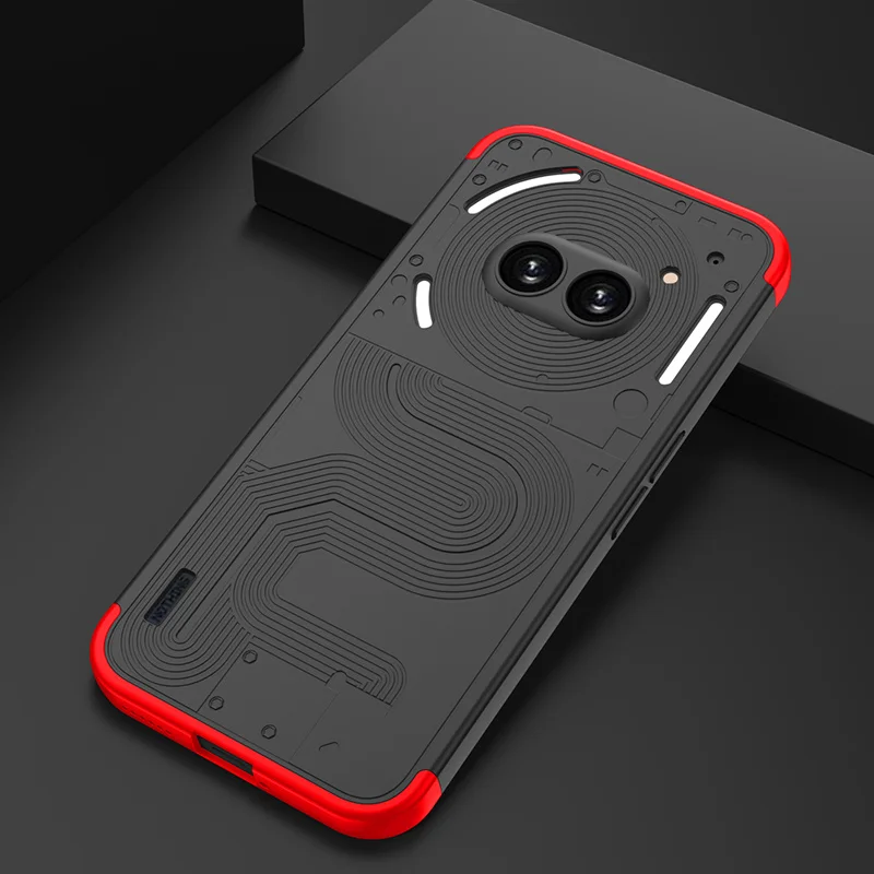 Nič telefón 2A Phone2a A142 puzdro Shockoofter 3 v 1 tvrdý zadný kryt matný telefón pre telefón pre nič telefón 2A Phone2a 5G A142
