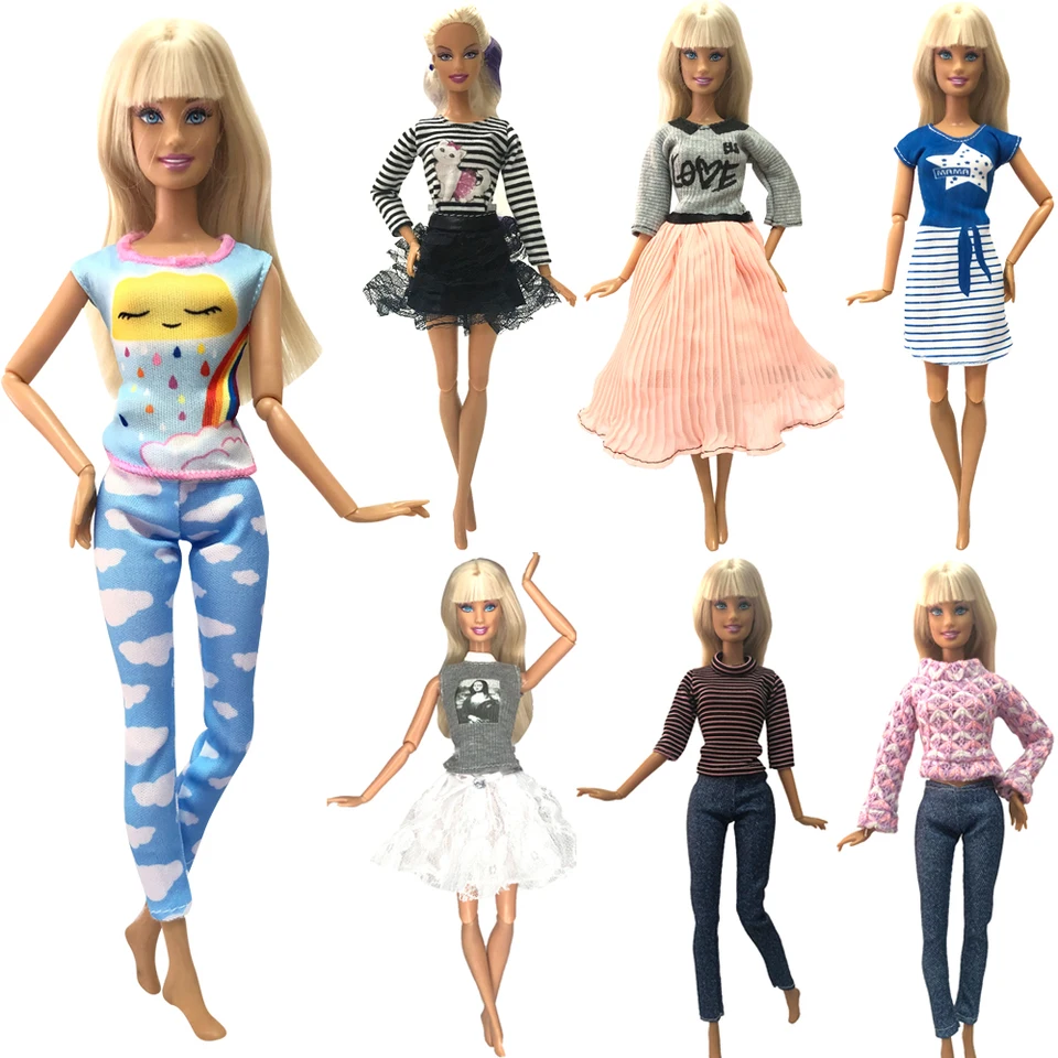 NK Doll Dress za 1/6 bábik Doll Dolld Apressory Krásne ručne vyrábané večierky módne šaty Detské dievčatá'gif jj
