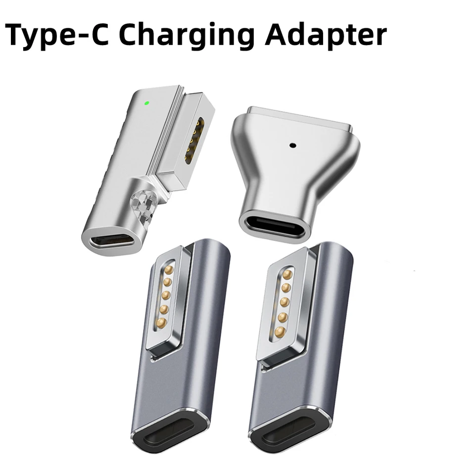 NKU USB TYPE C Magnetic 5A PD Nabíjací adaptér konektor pre konvertor zástrčky nabíjačky MAGSAF 1/2