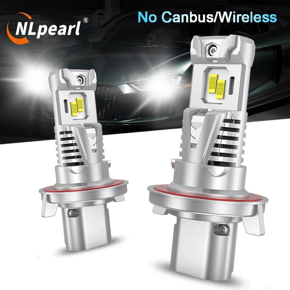 Nlpearl 2pcs 9008 H13 LED svetlomety CANBUS pre Ford F150 Fiesta Mondeo MK4 9007 LED svetlomet Super Bright 30000LM 120 W žiarovky