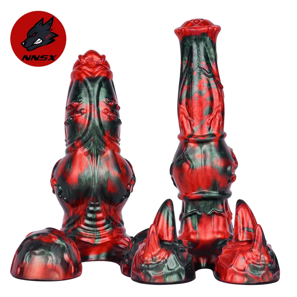 NNSX Obrovské fantasy dildo s veľkým uzolovým konským análnym plugom vaginálne masturbácie sexuálne hračky pre ženy pár dospelých erotický produkt