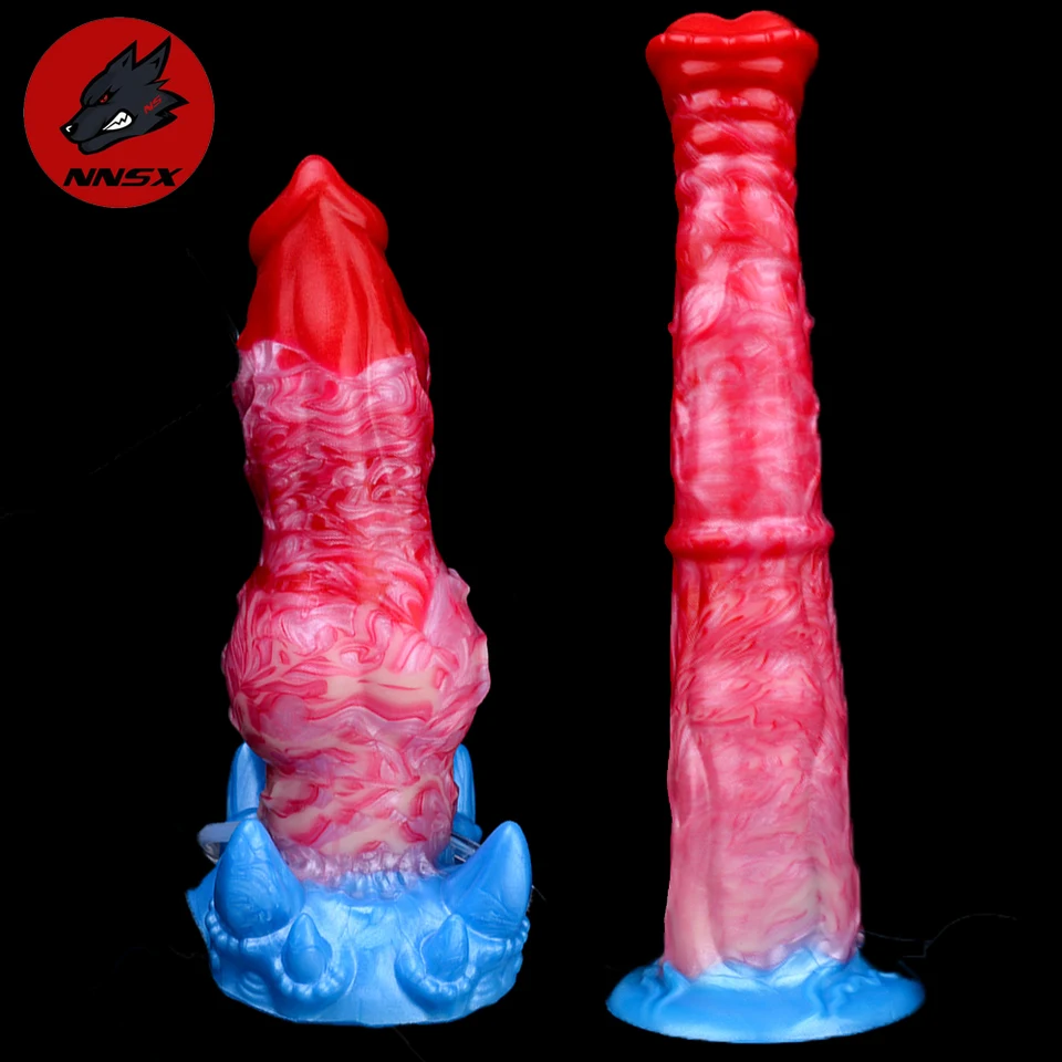 NNSX Silikón nafukovacie veľké uzol Dildo Squirting Horse/Dog Penis Cock Anal Sex Hray pre mužov Ženy G-Spot stimulujú dospelé hračky
