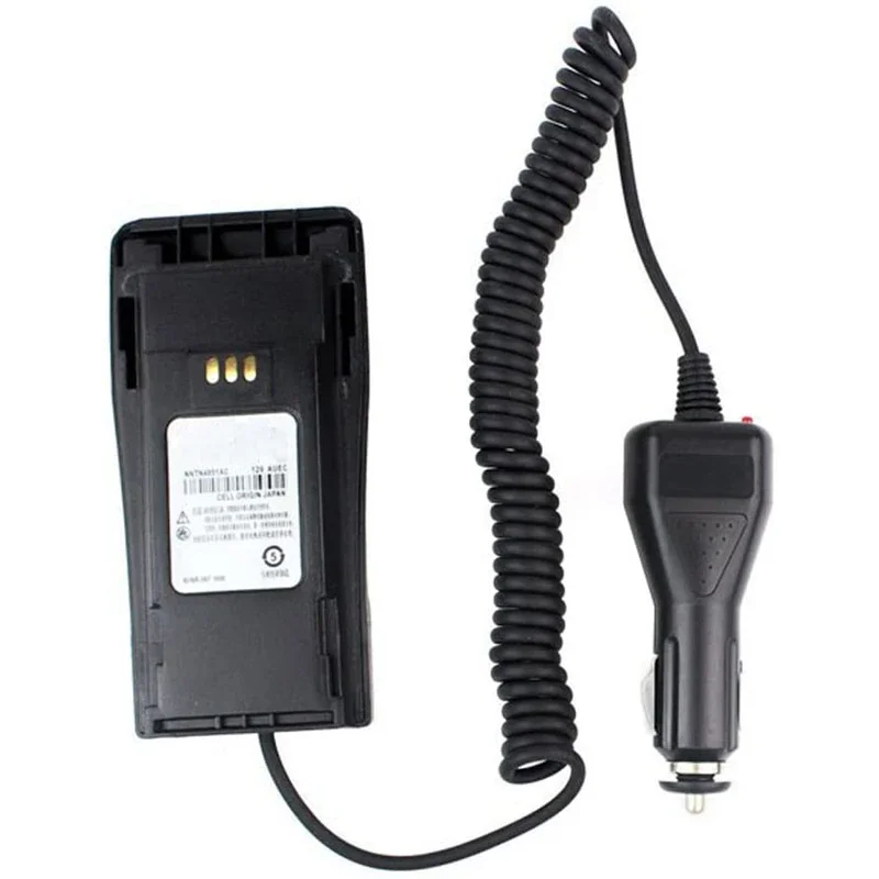 NNTN4851 Eliminátor batérie nabíjačku automobilu pre Motorola GP3188 GP3688 CP040 CP140 CP250 DP1400 EP450 PR400 WOLIE TALKIE