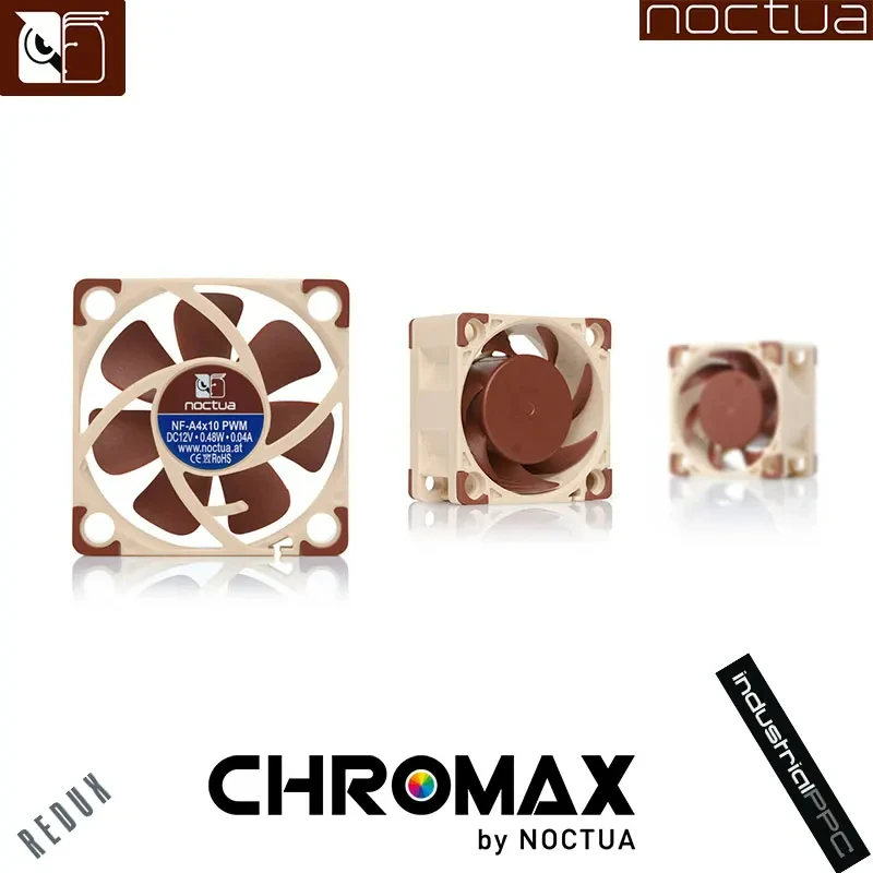 Noctua NF-A4X10 PWM 3PIN/4PIN 12V/5V ventilátor puzdra 40x40x10mm tenký ventilátor PWM Intelligentná teplotná regulácia ultra malý ventilátor