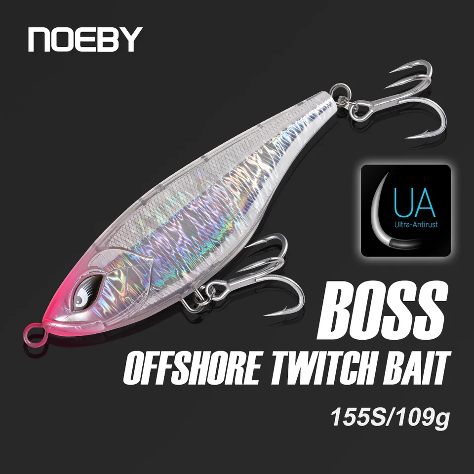 NOEBY 155 mm 109g Offshore Twitchbait Fishing Hápacie nalákanie ceruzka Casting návnady Umelé tvrdé návnady Mahi tuniak more rybárska návnada