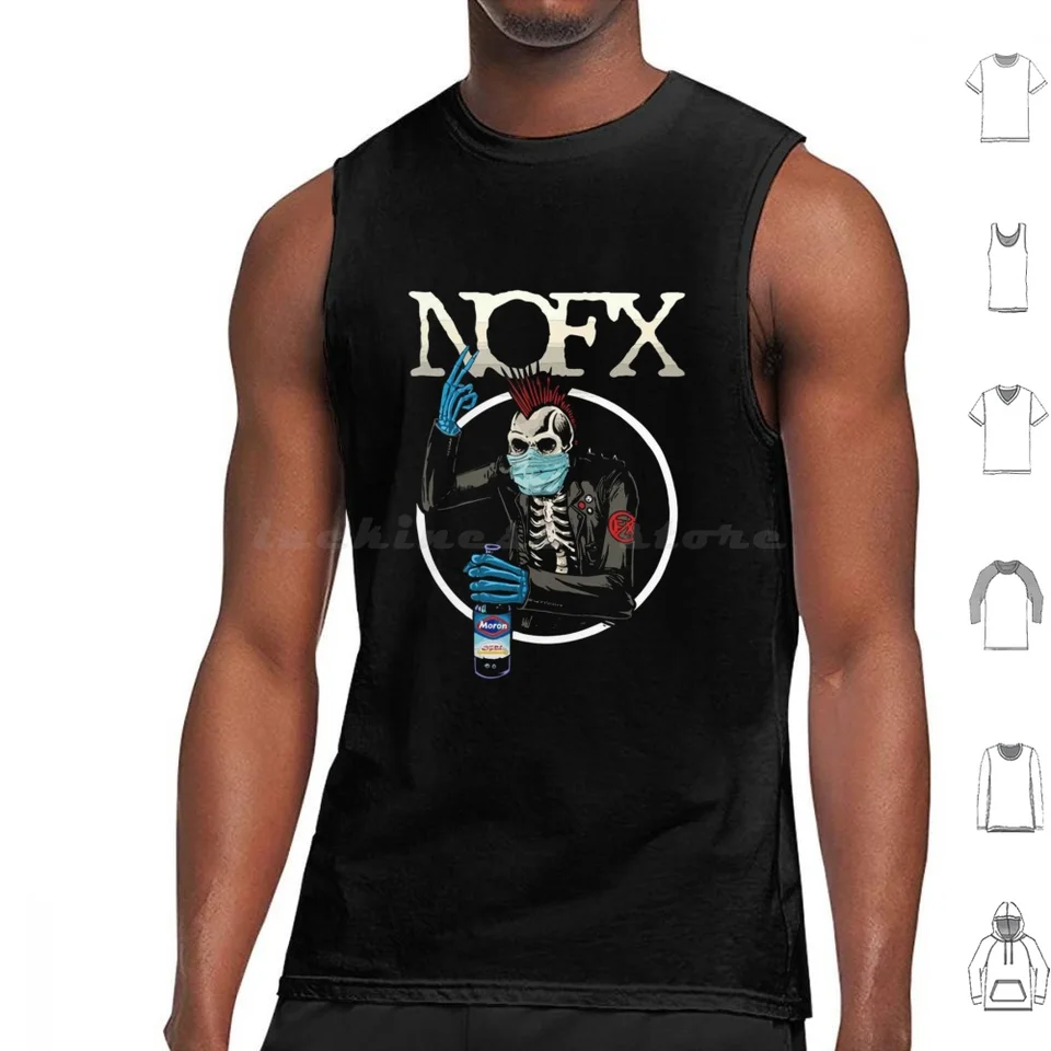 NOFX Logo Essential Tank Tops Tlač bavlnu NOFX NOFX pás NOFX leptop koža nofx galaxy nofx myš nofx veci nofx obchod