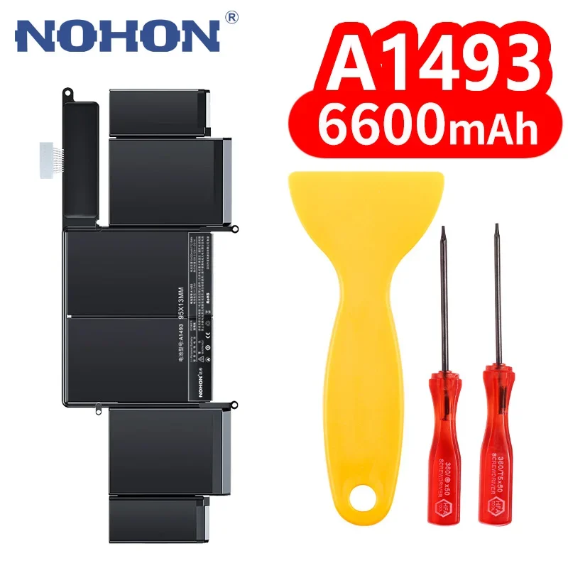NOHON A1322 A1437 A1493 A1582 A1819 NAPOJETNÝ BATTERA PRE Apple MacBook Pro 13 palcová sietnica A1278 A1425 A1502 A1706 Notebook Bateria Bateria